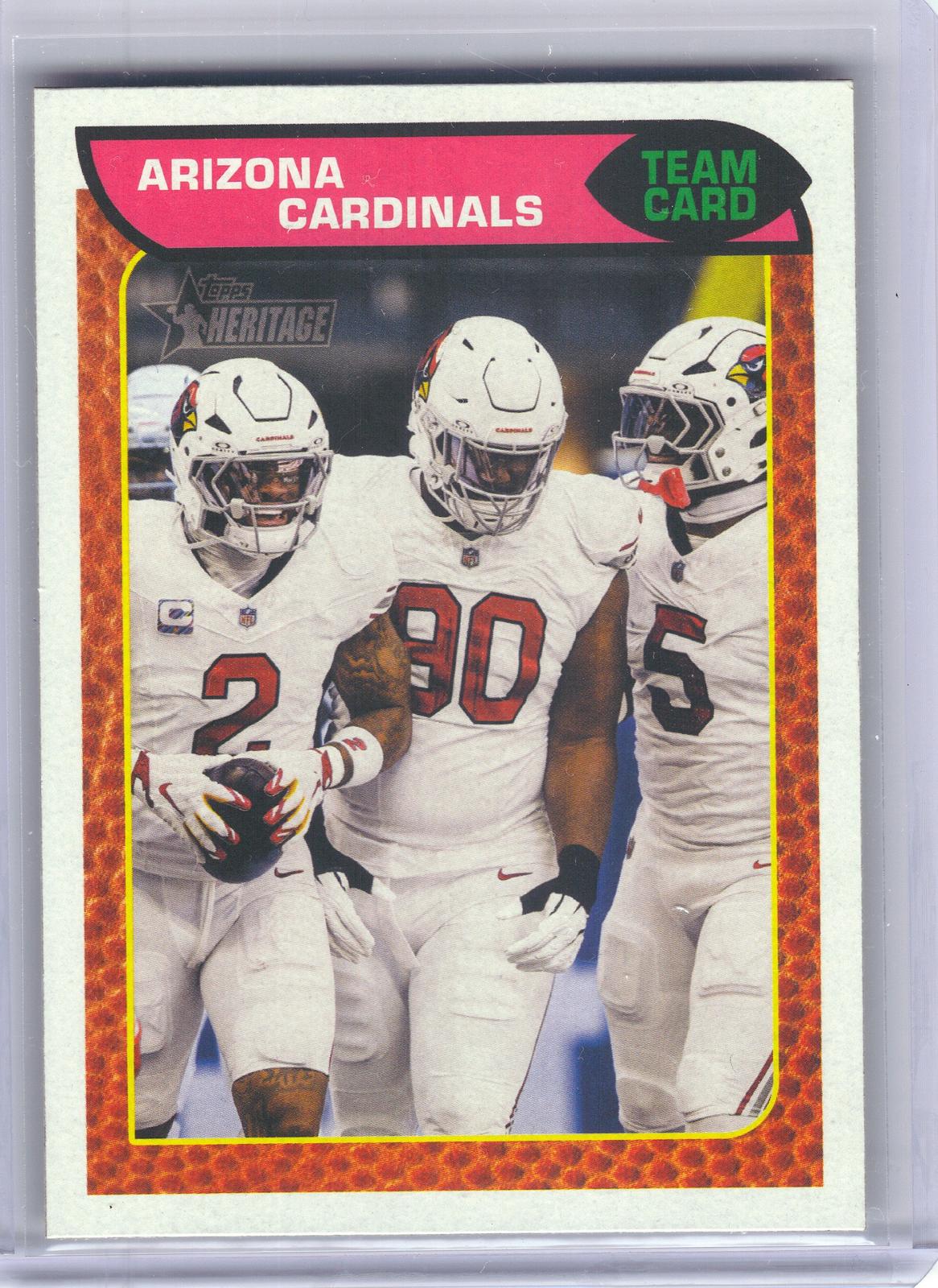 2026 Topps Heritage #351 Arizona Cardinals Arizona Cardinals