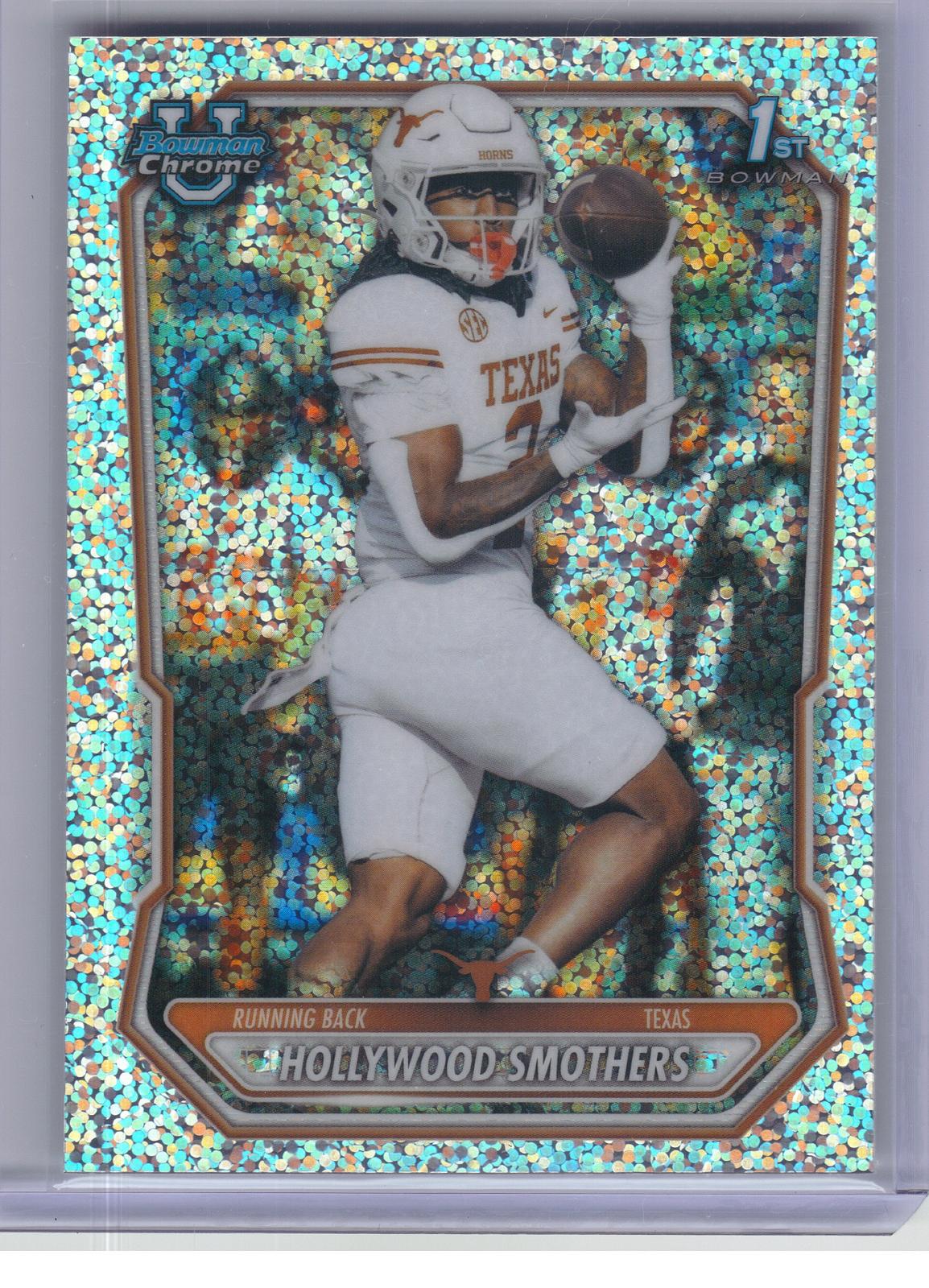 2026 Bowman #BCP-104 Hollywood Smothers Chrome Prospects Speckle Texas Longhorns