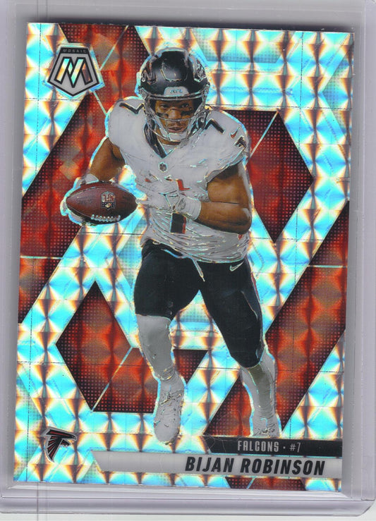 2025 Panini Mosaic #166 Bijan Robinson Mosaic Atlanta Falcons