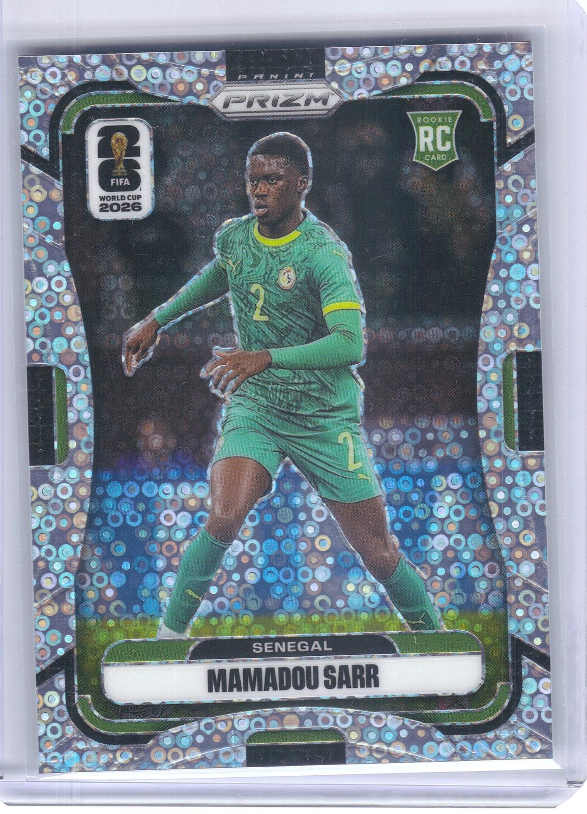 2026 Panini Prizm FIFA World Cup #404 Mamadou Sarr Choice Prizm Senegal