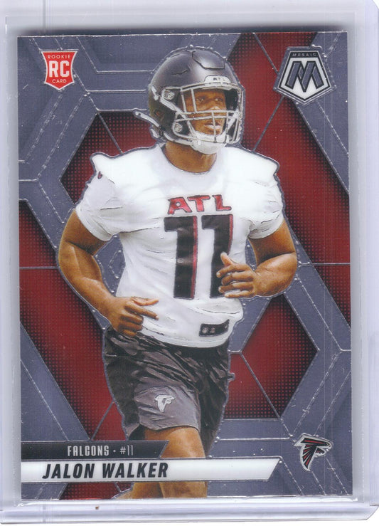 2025 Panini Mosaic #377 Jalon Walker Atlanta Falcons RC