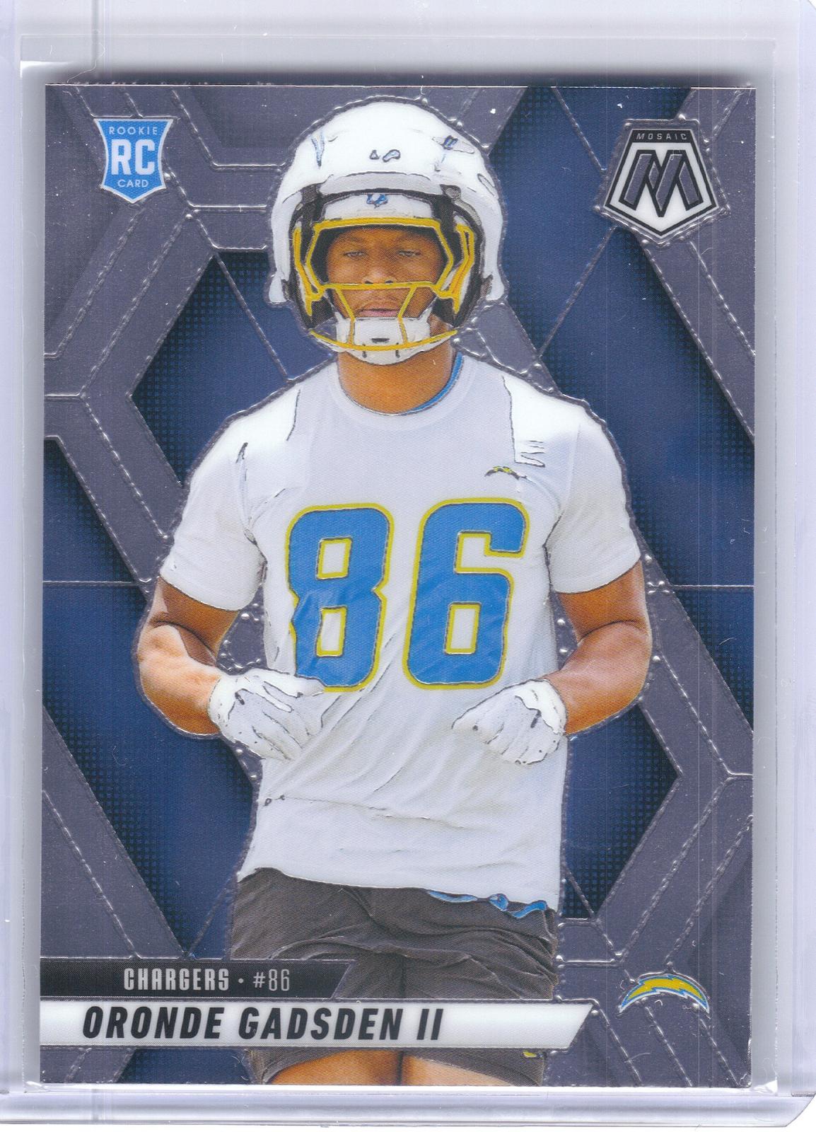 2025 Panini Mosaic #374 Oronde Gadsden II Los Angeles Chargers RC
