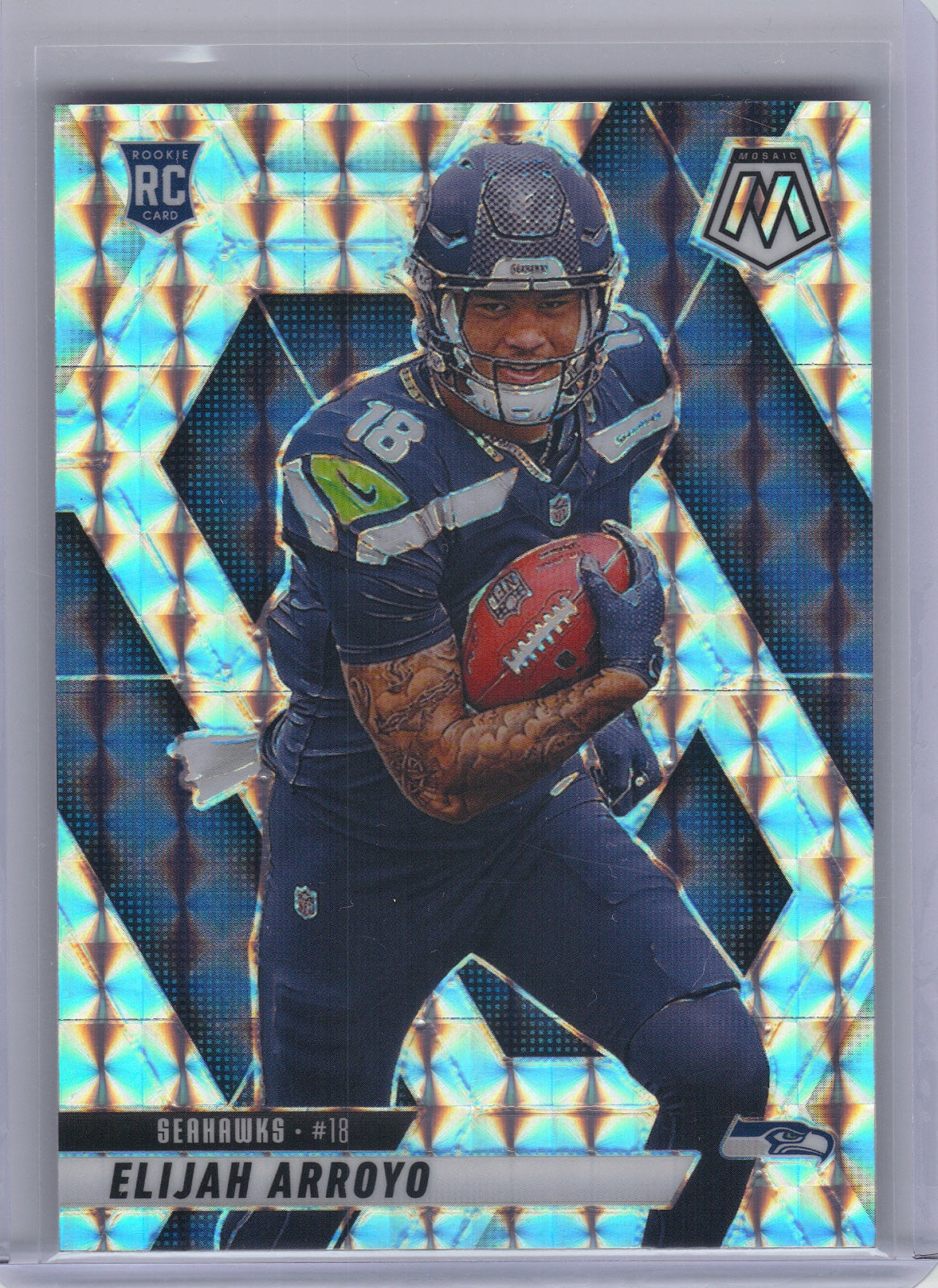 Elijah Arroyo Seattle Seahawks 2025 Panini Mosaic - Mosaic #314