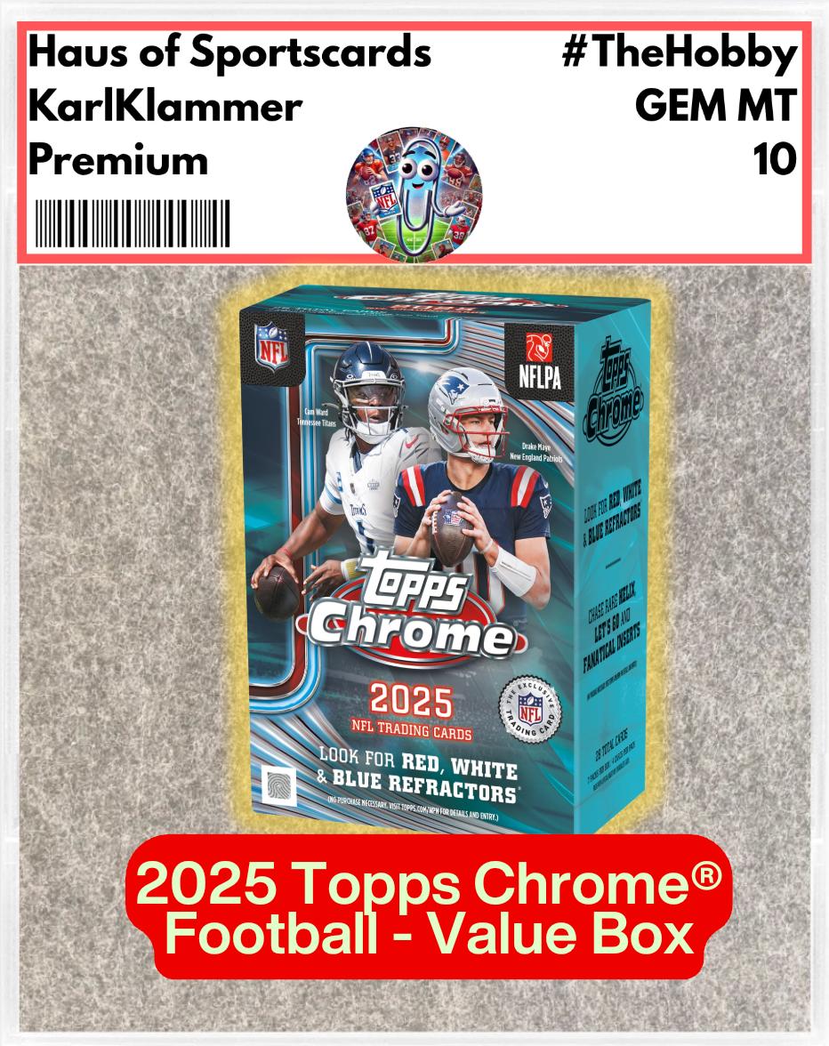 2025 Topps Chrome® Football - Value Box