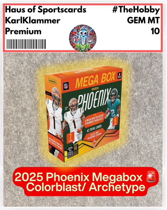 2025 Panini Phoenix Football Mega Box | Pyramid Parallels | NFL Rookies 2025