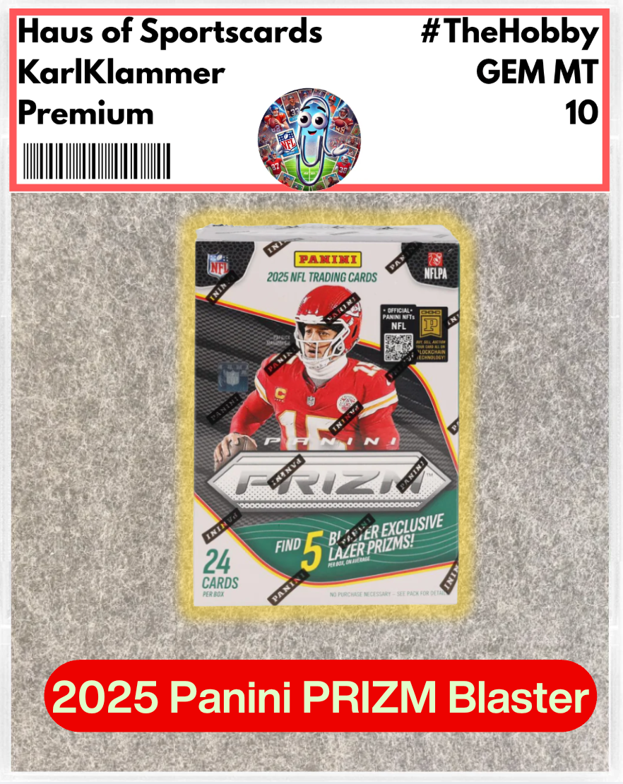 2025 Panini Prizm Football Blaster Box | Lazer Parallels | Silver Prizm | Rookies