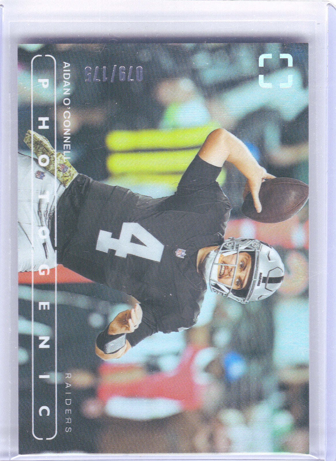Aidan O'Connell Las Vegas Raiders 2024 Panini Photogenic - Silver #90 /175
