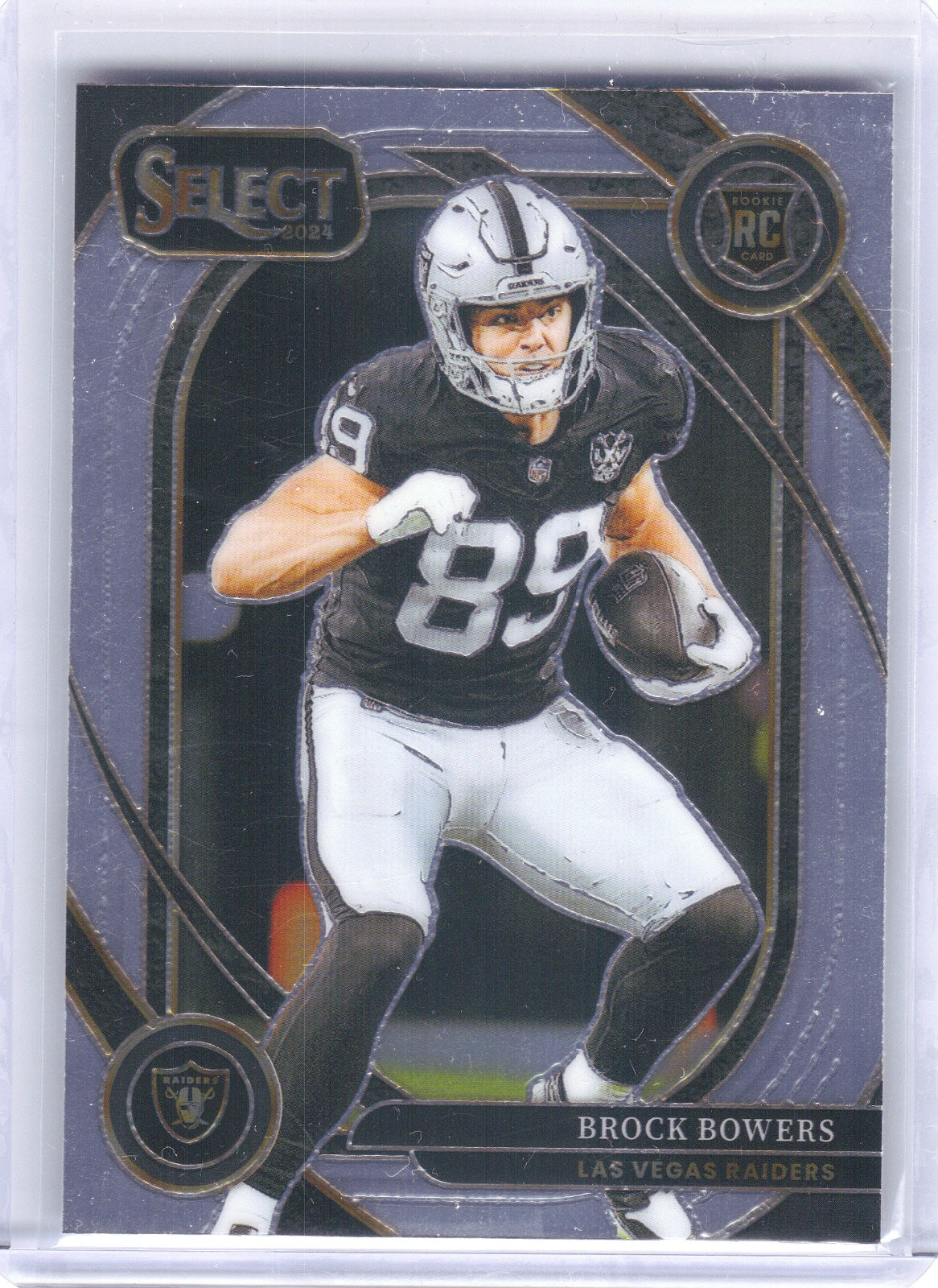 Brock Bowers Las Vegas Raiders 2024 Panini Select #222 RC