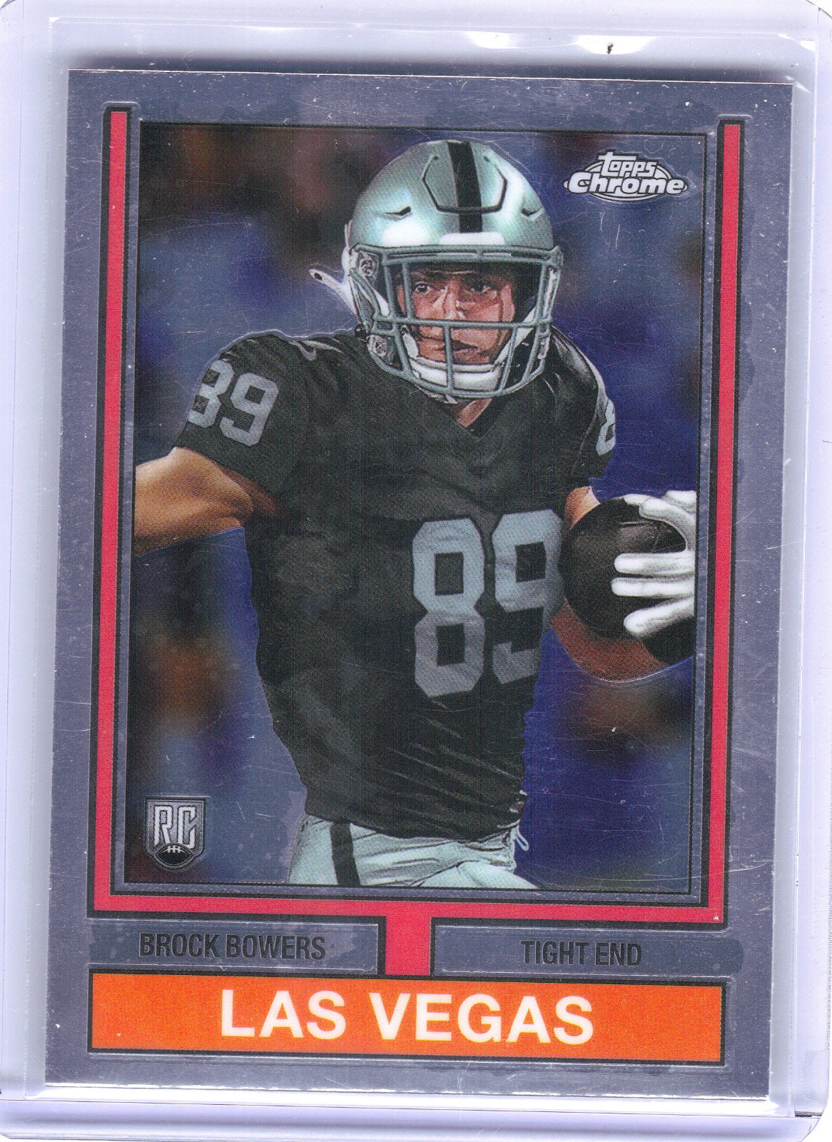 Brock Bowers Las Vegas Raiders 2024 Topps Chrome - 1974 Refractor #74TF-12
