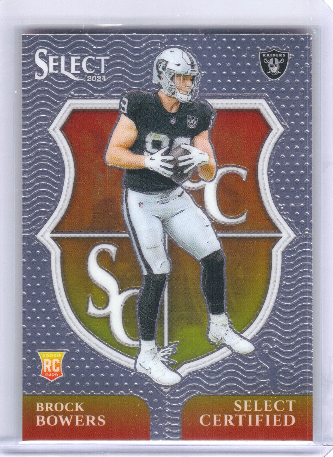 Brock Bowers Las Vegas Raiders 2024 Panini Select - Select Certified Rookies #7